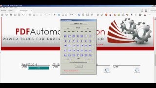 How To Insert A Popup CalendarDate Picker into a PDF Form [upl. by Niltiac]
