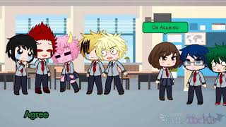 I said sit Meme EspañolInglés  GCMV  MhaBnha [upl. by Burn952]