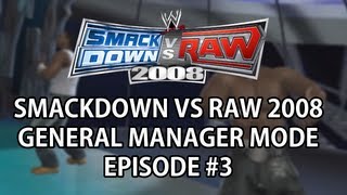 Smackdown vs Raw 08 GM Mode  3 The Beast debuts [upl. by Aciraa]