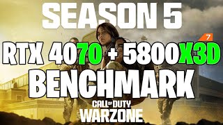 Warzone 3 SEASON 5 Competitive Settings  RTX 4070 amp Ryzen 7 5800x3D [upl. by Ginger]