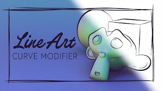 Blender Line Art Curve Modifier [upl. by Greenman930]