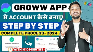 Groww App Account Kaise Banaye  How To Open Demat Account In Groww App  Groww Account Opening [upl. by Alial508]