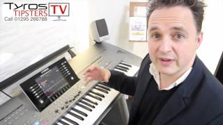 How to use the EQ controls on Yamaha Tyros 5 [upl. by Irami]