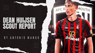 Dean Huijsen  Scout Report [upl. by Onairpic]