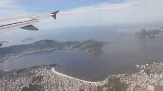 Takeoff from Rio de Janeiro Santos Dumont Airport [upl. by Aisilef]