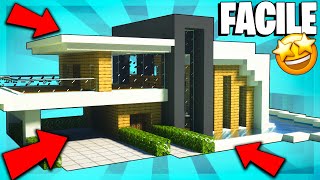 COME COSTRUIRE UNA VILLA MODERNA ASSURDA SU MINECRAFT FACILE  Minecraft Tutorial ITA [upl. by Manuela]