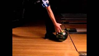 Bowling Release Slow Motion  Side View  Michael Bauer [upl. by Cavallaro]