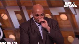 Charles Barkley pointing out San Antonio women are overweight montage [upl. by Eimmaj]