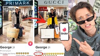 I FAKED being RICH on TINDER for a whole WEEK PHOTOSHOPPING MY TINDER PRANK [upl. by Madlen]