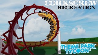 Valleyfair Corkscrew POV Theme Park Tycoon 2 [upl. by Lorri]