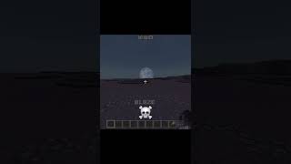 Minecraft moon 🌝minecraft shortsfeed minecraftmeme editshort [upl. by Tiemroth369]