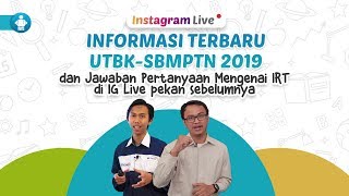 Informasi yang Harus Kamu Ketahui ketika Tes UTBK  IG Live Nurul Fikri 08 April 2019 [upl. by Emiaj553]