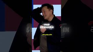 Elon Musk The number one tax payer in the history shorts elonmusk taxpayer [upl. by Hsekin]