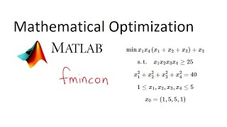 MATLAB Nonlinear Optimization with fmincon [upl. by Russel833]