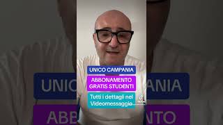 ABBONAMENTO GRATIS STUDENTI UNICO CAMPANIA 👉TUTTI I DETTAGLI NEL VIDEO youtube shortvideos [upl. by Bartholomeus64]