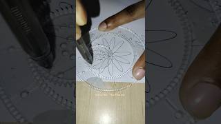 New spirograph design wheel no 52  Spirograph design tutorial shorts spirograph ytshortsvideo [upl. by Yduj]