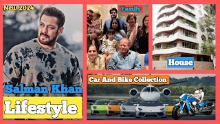 Salman Khan Lifestyle 2024  Net worth Family Business Girlfriend Houses Cars collection [upl. by Nylarad]