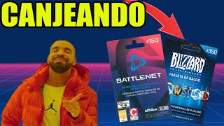 COMO CANJEAR TARJETA DE REGALO DE BATTLENET  Y COMPRAR JUEGOS [upl. by Karita]