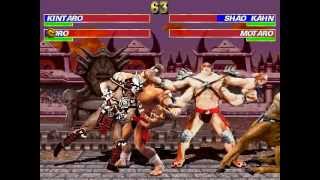 Kintaro amp Goro VS Shao Kahn amp Motaro Mortal Kombat Project [upl. by Cheadle]