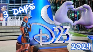 72 hours of nonstop Disney  D23 Expo 2024 Vlog [upl. by Turro]