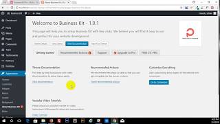 Business Kit  Theme Installation amp Demo Content Import [upl. by Patience]