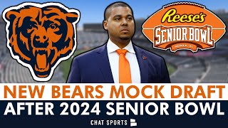 Chicago Bears Mock Draft Post Senior Bowl 2024 NFL Mock Draft Ft Caleb Williams amp Ladd McConkey [upl. by Ahsimaj]