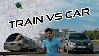 Ultimate Race CAR vs TRAIN  Is The Gautrain Faster and Cheaper [upl. by Yenolem]