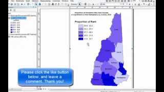 How to Add and Format a Legend on a Map Using ArcMap ArcGIS [upl. by Odlo918]