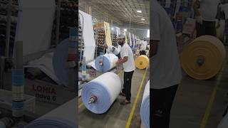 HDPE Woven Fabric Roll Manufacturing  Surat Gujarat Indiahdpe woven fabric roll shorts feed [upl. by Arabela822]