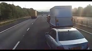 Unbelievable Bad Motorway Driving M62  Ainley Top [upl. by Benn505]