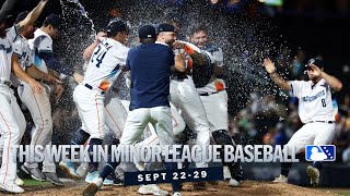 This Week in Minor League Baseball TripleA and DoubleA championship week [upl. by Magnien582]