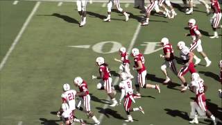 Jack Hoffman with a 69 yard touchdown in the 2013 Nebraska Spring Game [upl. by Atekan]