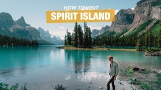 How to Visit Spirit Island  Maligne Lake Jasper Canada [upl. by Stevens]