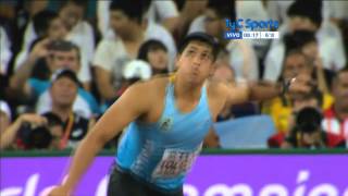 Jabalina Brian Toledo clasificó a la Final del Mundial de Atletismo [upl. by Aletse786]