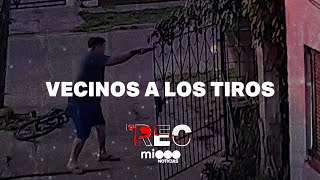 VECINOS A LOS TIROS  BRUTAL ASALTO A CICLISTA  REC [upl. by Relda283]