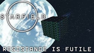 Starfield  Resistance is Futile Borg Cube Ship [upl. by Liahkim367]