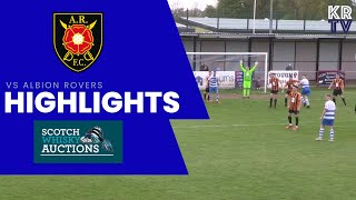 HIGHLIGHTS Kilwinning Rangers 30 Albion Rovers [upl. by Ayom]