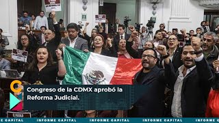 El Congreso de la CDMX aprobó la Reforma Judicial [upl. by Beattie657]