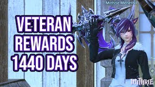 FFXIV 356 1017 Veteran Rewards 1440 Days [upl. by Harret708]