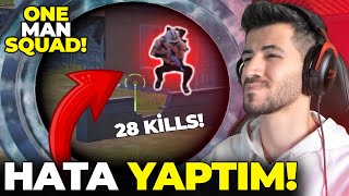 ERANGELDE RAKİPLERE ŞANS TANIMIYORDUM AMA ONE MAN SQUAD  PUBG MOBİLE [upl. by Ythomit]