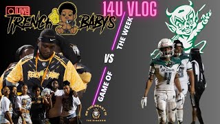 14U LakewoodJunior Spartans Da￼ Trench Babies ￼ Vlog vs Saint Pete little devil full game football [upl. by Ahsyekat]