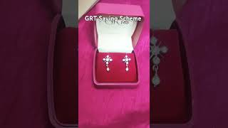 2000₹ monthly savingsGRT Saving Scheme Gold Earrings zirconia Stones gold earrings [upl. by Liahkim]