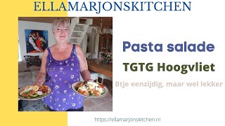 Pasta salade TGT Hoogvliet btje eenzijdig maar wel lekker [upl. by Ecyak641]