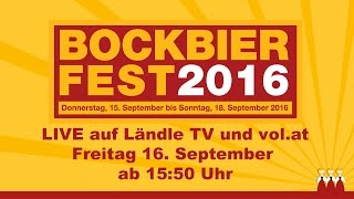 LIVE Bockbierfest Frastanz 2016 [upl. by Lippold]