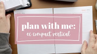 Plan With Me 520526  Erin Condren Compact Vertical [upl. by Alvita]