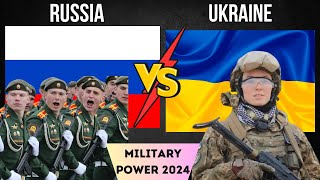 Russia vs Ukraine Military Power 2024 [upl. by Ecnerrot]