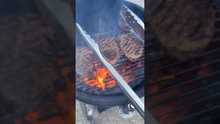 Grilled ribeyes on the kamado grill for a delicious steak dinner beef steak ribeye food grill [upl. by Ed]