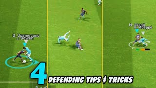 Defending Tips amp Tricks eFootball 24 🔥 [upl. by Winny]