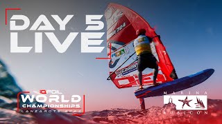 Live Day 5  iQFOiL World Championships 2024 [upl. by Ahsiatal424]