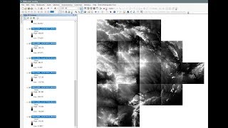 ArcGIS 10x  Mosaic Raster data  Mosaic DEM [upl. by Garner]